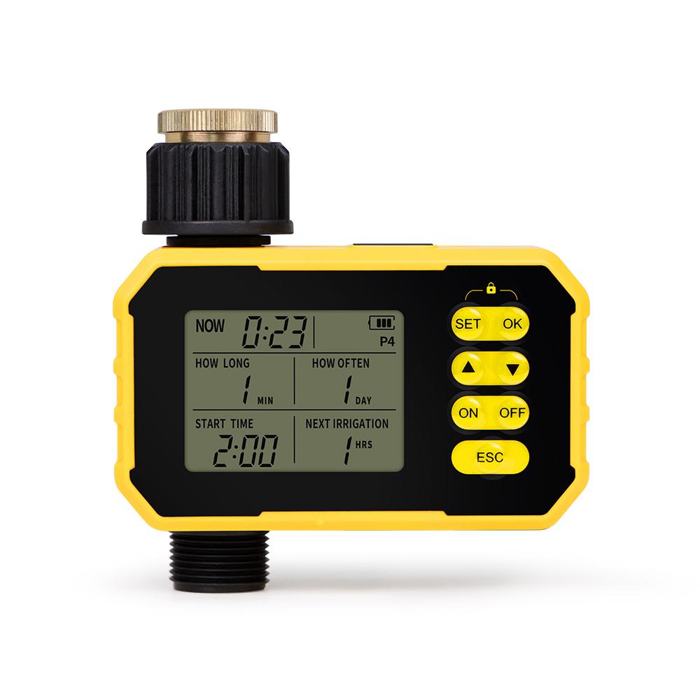 WiFi Интеллектуальный таймер полива 1/2 зоны Автоматический водосберегающий Солнечный контроллер полива Сад Газон Растения Солнечный таймер