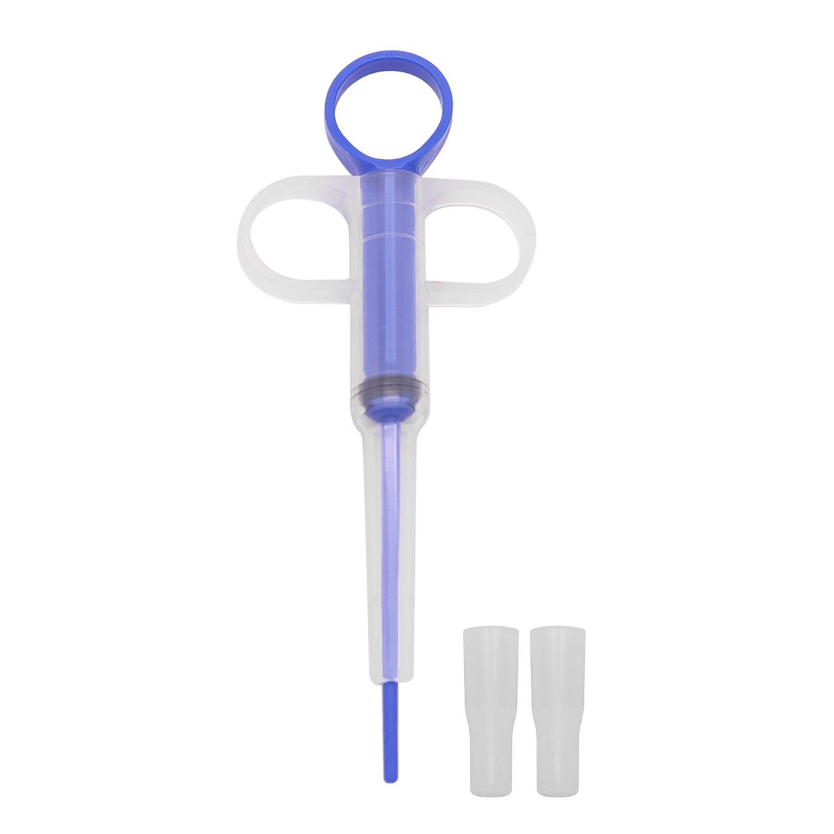 

Шприц для лекарств для домашних животных - Двойного назначения, для таблеток и жидкости, для кошек и собак синий