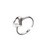 Banyan Tree S925 Silver Luxury Heart Ring - Minimalist Cold Style for Women