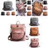 Stylish Women's Backpack In Soft Pu Leather For School And Travel With Adjustable Straps
