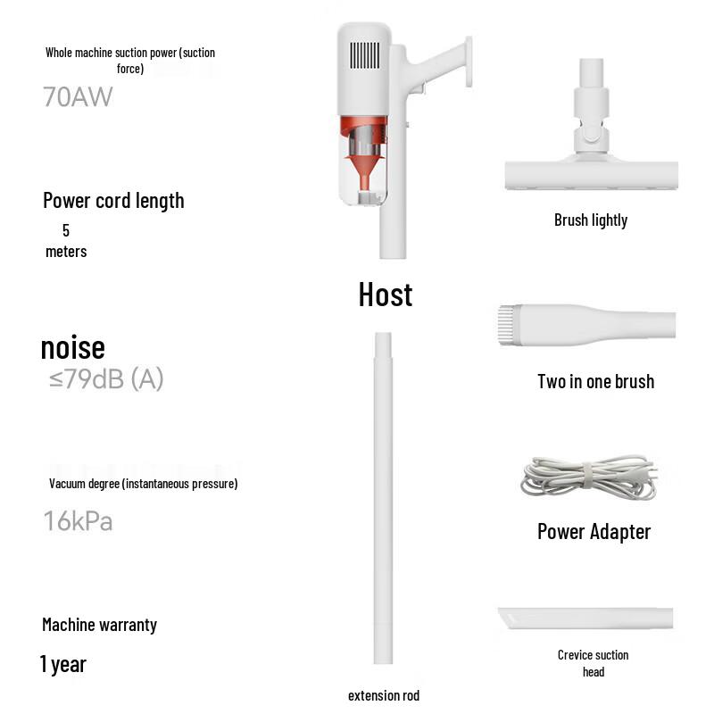 Xiaomi Mijia B210 Wired Vacuum Cleaner