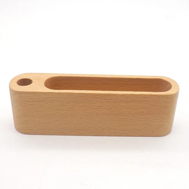 Wooden Business Card Holders Note Holder Display Device Card Stand Holder Office Supplies Stationery Accessories Organizer