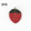 Bag Pendant Keychain Fruit Flower Leaf Shape Charm Keyring Bags Backpacks Phones Imitation Leather Keychain