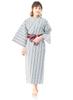 Conjunto Yukata Ryokan e [KYOETSU] Feminino 3 Peças (Yukata, Obi, Cordão) (145, 05)