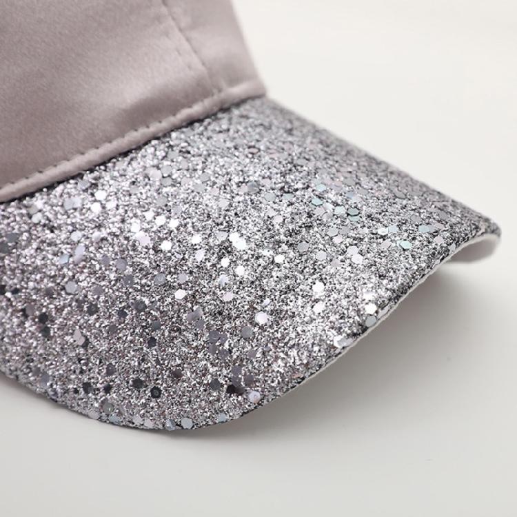 Fashionable Unisex Baseball Caps Sunproof Hat for Sports and Leisure Wear with Glitters Brim Breathable and Comfortable