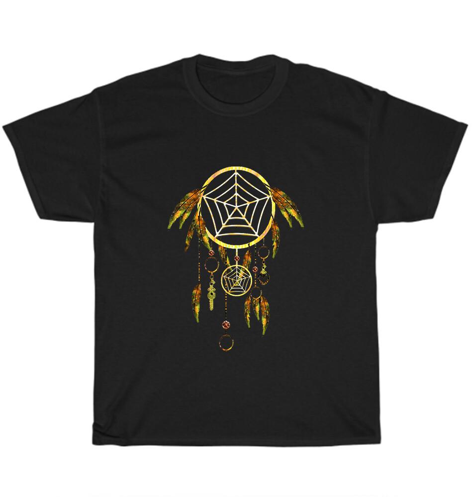 

Dream Catcher Autum Native American Indian Southwest Art T-Shirt Unisex Tee Gift 4XL
