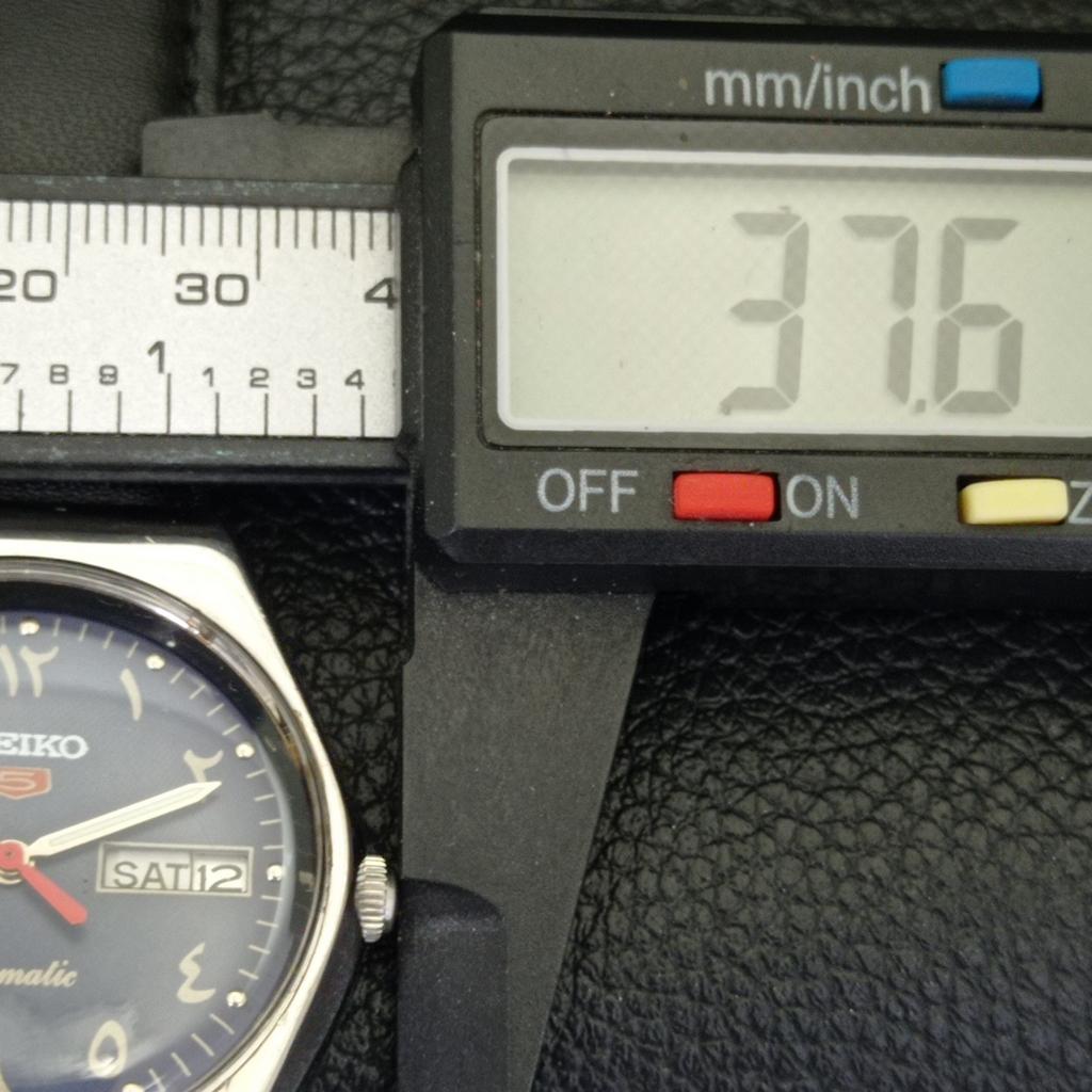 SEIKO 5 AUTOMATIC VINTAGE 6309A JAPAN MENS ARABIC BLUE DIAL WATCH a702661-1 R209-a702661