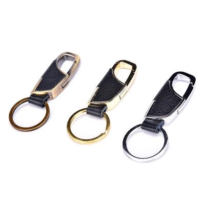 Pánský kreativní kovový kožený přívěsek na klíče Přívěsek na klíče Klíčenka do auta dárek