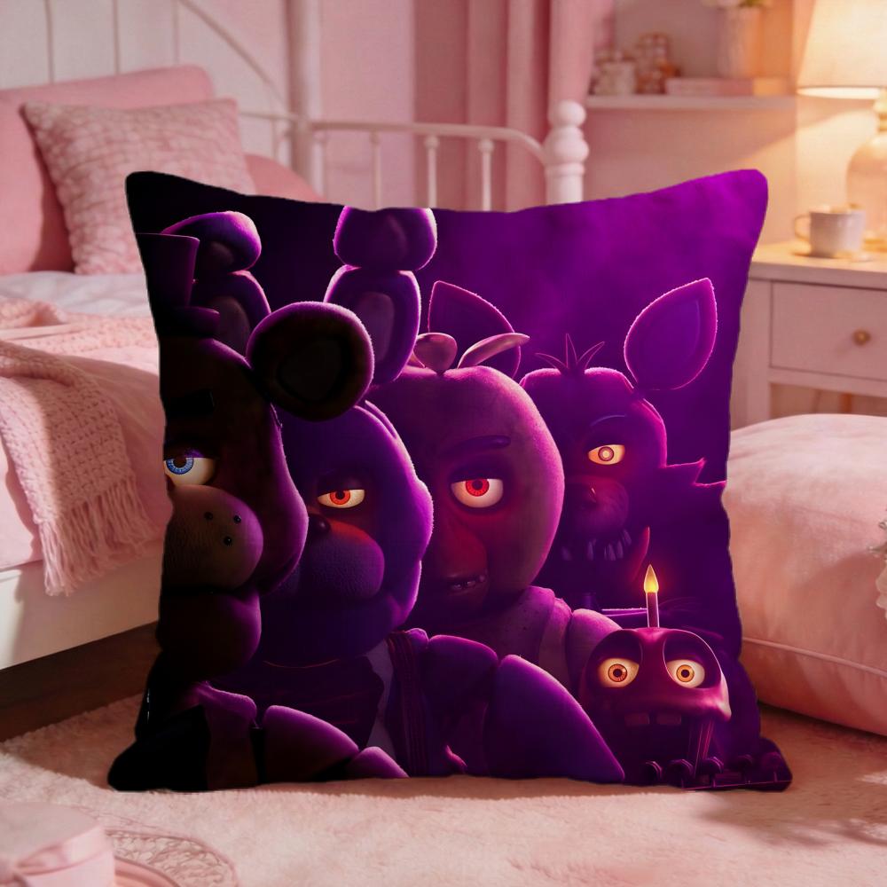 

Five NNights At Freddys Game Cushion Cover Premium Comfort Reversible Pillow CoveTwo In One Design For Any Room Car Interior 30X30cm