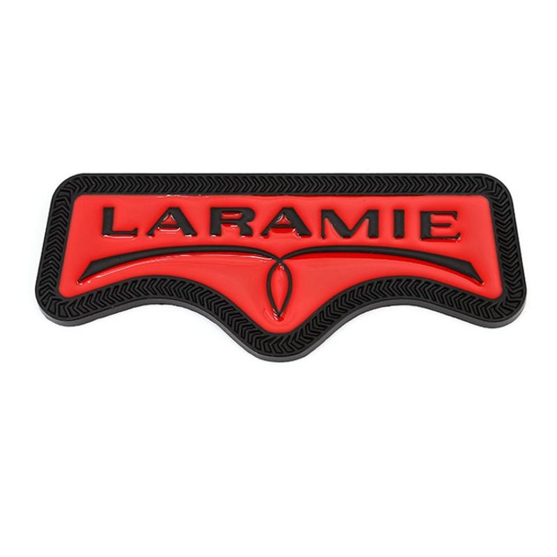 

3D металлическая наклейка на автомобиль LARAMIE логотип эмблема значок наклейка передняя решетка капота для R am 1500 2500 3500 Challenger Journey Caliber Badge Sticker чёрный/красный