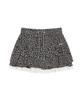 Ordinary Holiday Tiered Mini Skirt [Brown]
