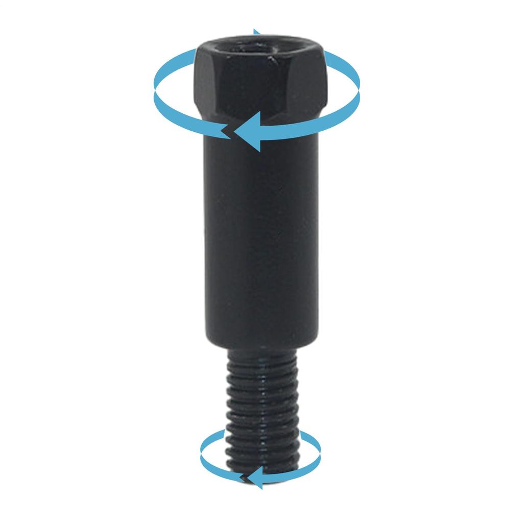Screw Diameter Conversion Adapter Bike Mirror Extension Adapter Motorcycle Mirror Adapter Set 8mm Steel