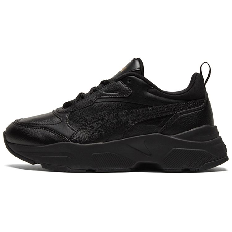 Женские повседневные кроссовки Puma Cassia SL Черные Низкие Искусственная Кожа Ткань Спортивные 385279-02 36