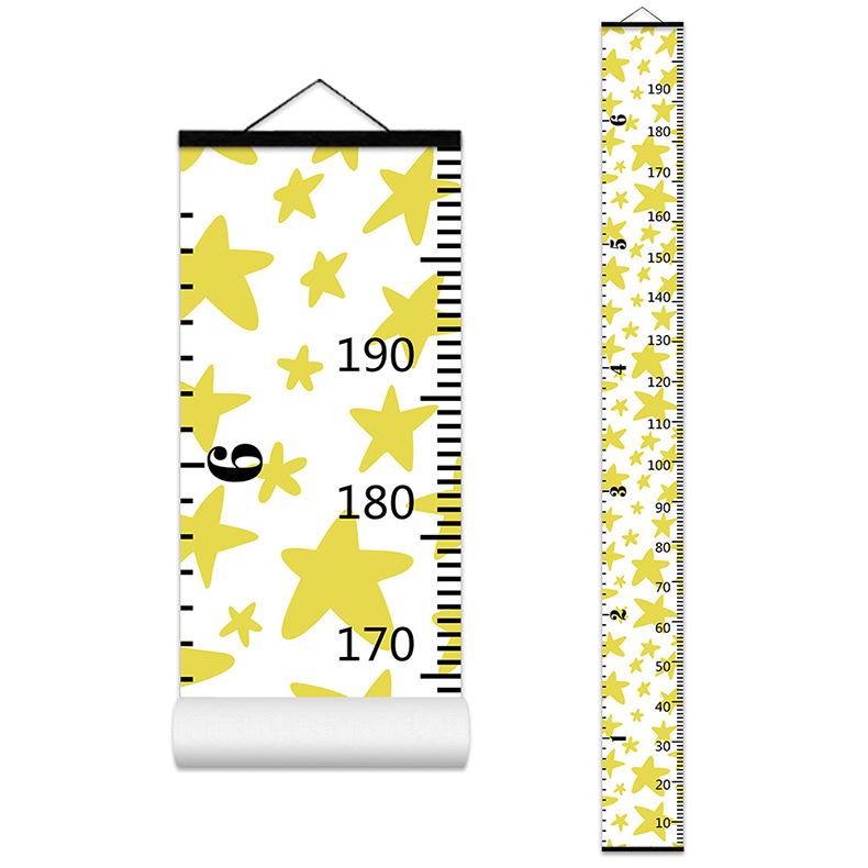 Nordic Style Children's Height Chart - Decorative Wall Hanging Measuring Sticker