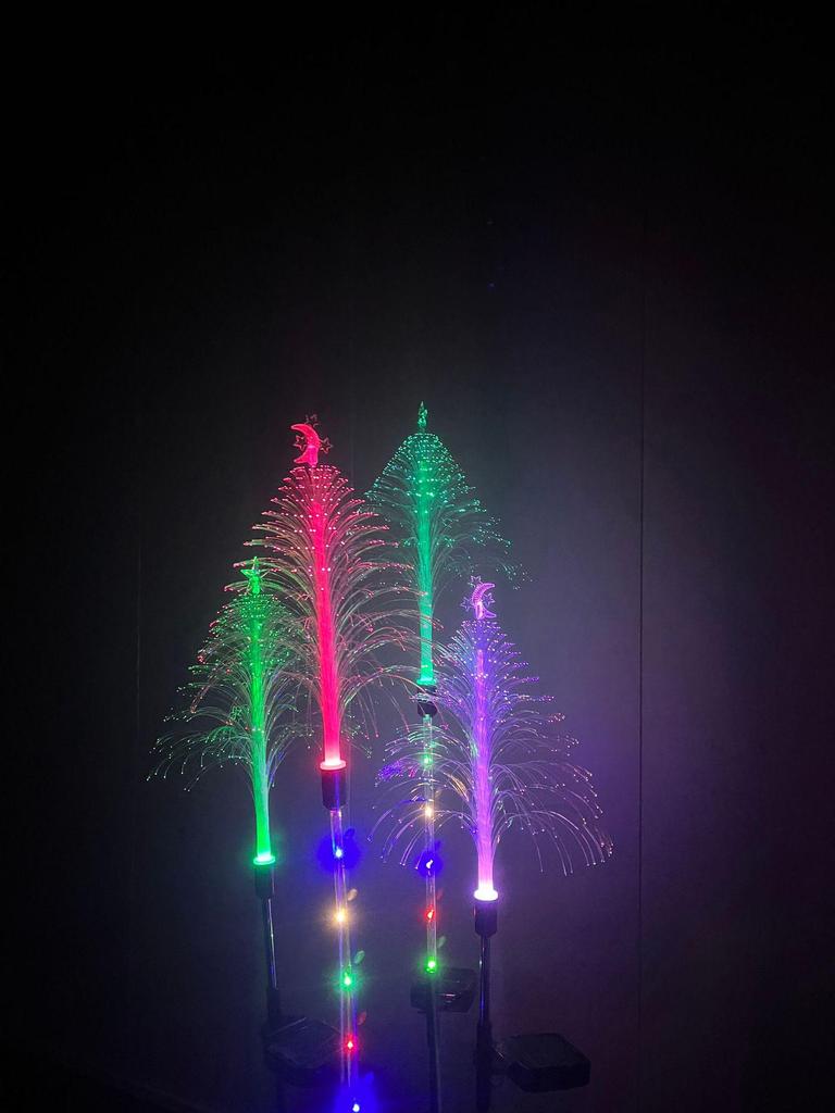 Waterproof Solar Jellyfish Reed Lawn Lamp - Outdoor Luminous Decoration