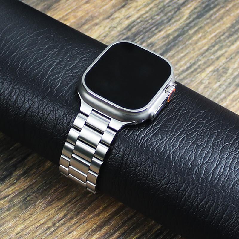 New 316L Stainless Steel Link Bracelet for Smartwatch with Breathable Magnetic Buckle