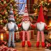 Exquisite Leg Hanging Doll Ornament Cartoon Xmas Gnomes Elf Dolls Christmas Decoration
