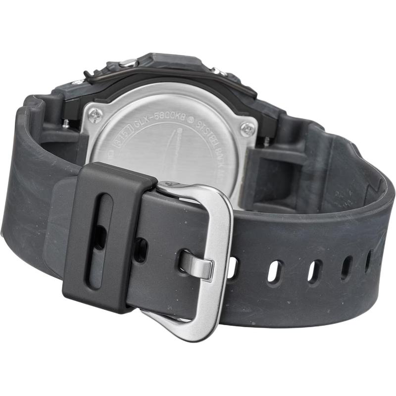 CASIO 5600 series 200m waterproof depth Quartz resin strap men's watch gray dial GLX-5600KB-1JR