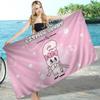 Character E-Esther B-Bunny Microfiber Blanket Quick Drying Beach Towels Oversized Printing Super Absorbent Pool Towel Blanket