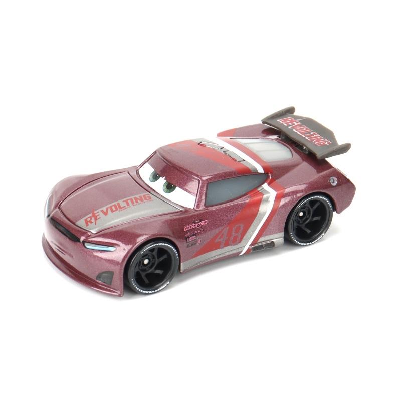 Cars Toy Christmas McQueen ROUTE 66 McQueen Chick Hicks Racing Car 1:55 Diecast Alloy Car Model Boy's Christmas Gift