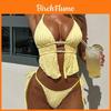 Set Bikini da Donna Senza Spalline Con Top Imbottito Per Nuoto E Sport Acquatici