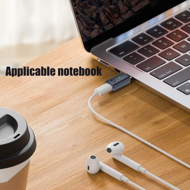 USB Type C To 8Pin Male to Female Headphone Music Adapter for Cellphone Tablet