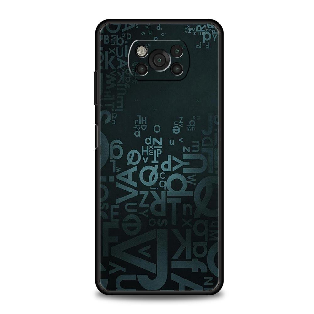 

Чехол-бампер с узором для Xiaomi Poco F7 Ultra F6 F5 F4 F3 X6 X5 X4 X3 NFC C51 C55 M4 GT 5G Мягкий ТПУ Корпус Fundas Сумка Poco F3 GT