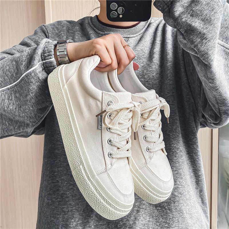 Herren Klassische Mode Lässig Low Top Canvas Skateboardschuhe Studenten Männliche Studenten Trendige Weiche Sohle Atmungsaktiv Bequeme Sneakers