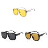 Summer Fashion Square Windproof Sunglasses For Women With Pc Frame Uv400 For Outdoor Sports