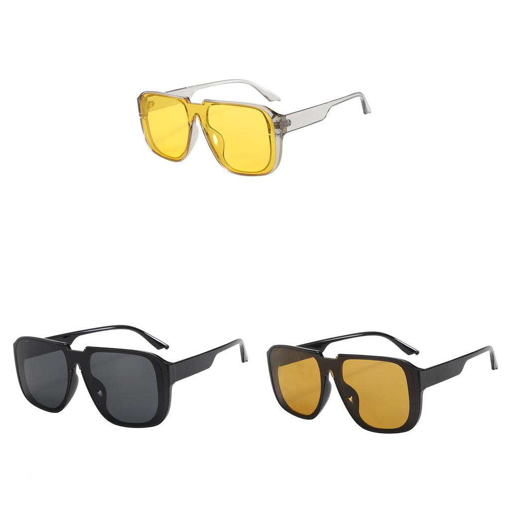 Summer Fashion Square Windproof Sunglasses For Women With Pc Frame Uv400 For Outdoor Sports