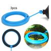 3PCS Plastic Blue Black Aquarium Feeder Fish Tanks Feeding Ring with Suction Cup for All Slow Sinking Floating Feeds