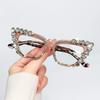 Casual Fashion Clear Lens Cat Eye Glasses Computer Glasses Spectacles for Women Men