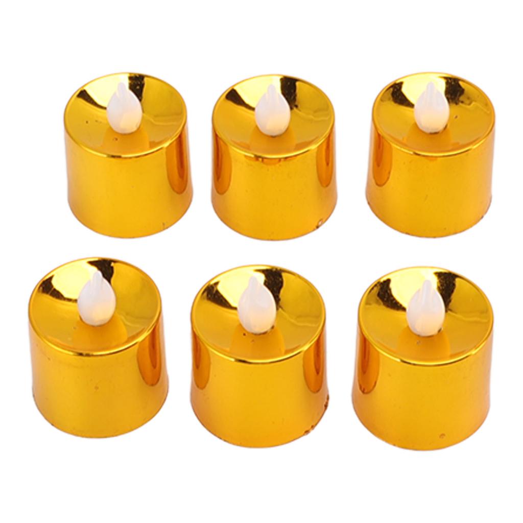 12 Pcs Electrogilding LED Electronic Candle Lamp for Christmas Wedding Birthday Party Home Decor
