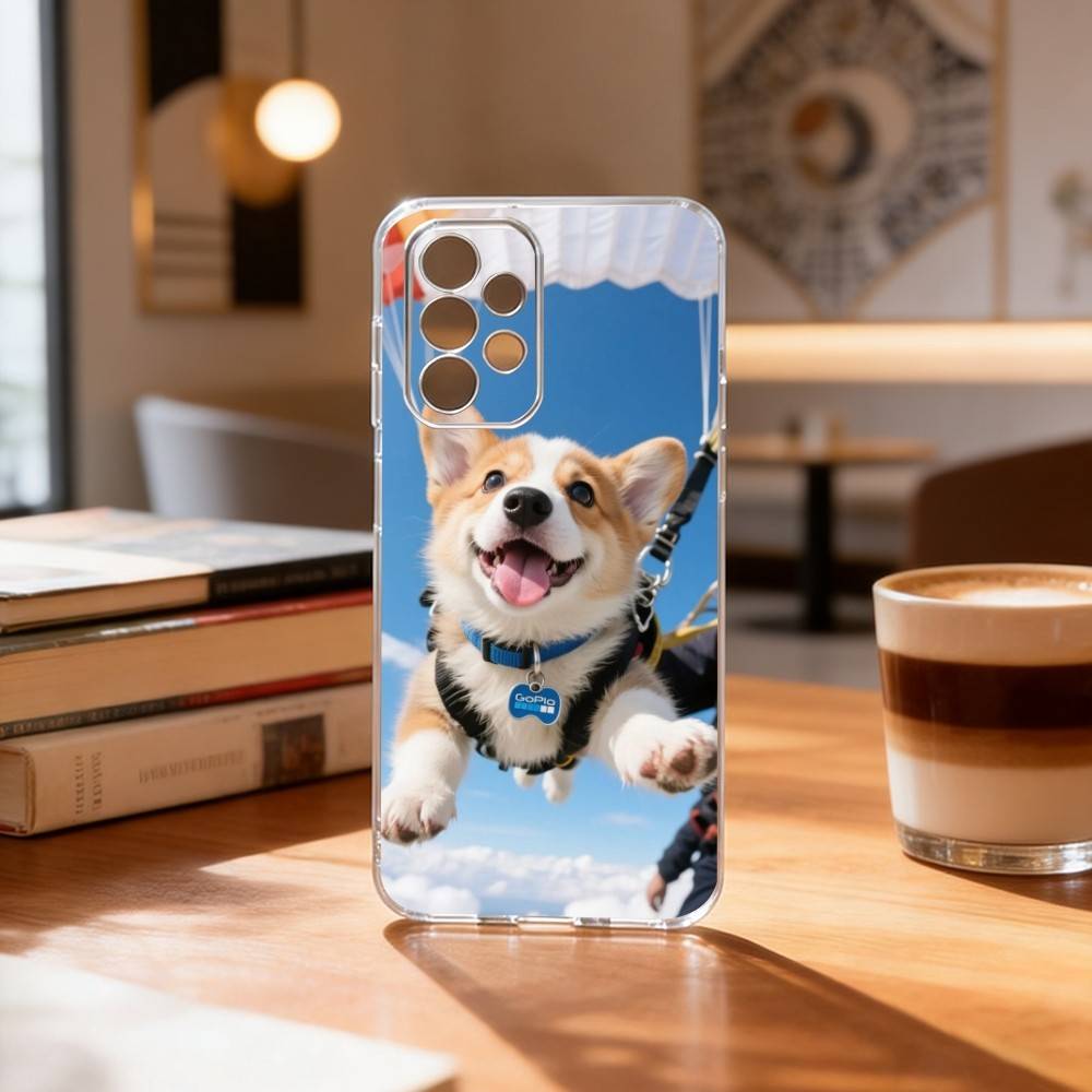 Corgi Süß Transparente Silikon Hülle Weich Für Samsung S25,S24,S21,S22,S23,S30,Ultra,S20,Plus,Fe
