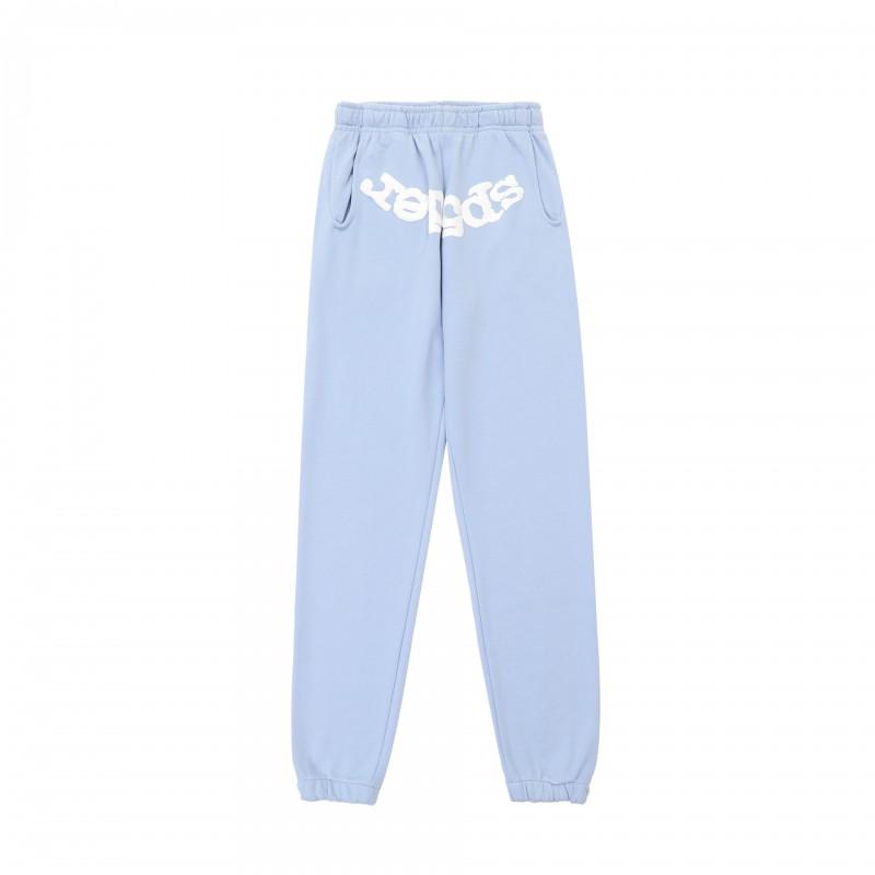 Sp5der Star Spider Foamed Letter Print Fleece Lined Hoodie Pants Set Teens Casual Streetwear Outfit