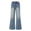 Spice Girl American micro-pull jeans women's autumn and winter new low-rise elastic and thin versatile horseshoe flared pants