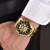 Top Brand Large Dial Sports Automatic Mechanical Watch Waterproof Luminous Hollow Fashion Men's Watch