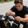 Mini-Motorraduhr Wasserdichtes LED-Display Motorrad Spannungs-Temperatur-Messgerät Für Frauen Teenager Radsportbegeisterte Pendler