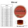 Filo da pesca extra spesso grande, 500 m blu per storione, canna da mare, disponibile nelle misure 12, 14, 16, 18