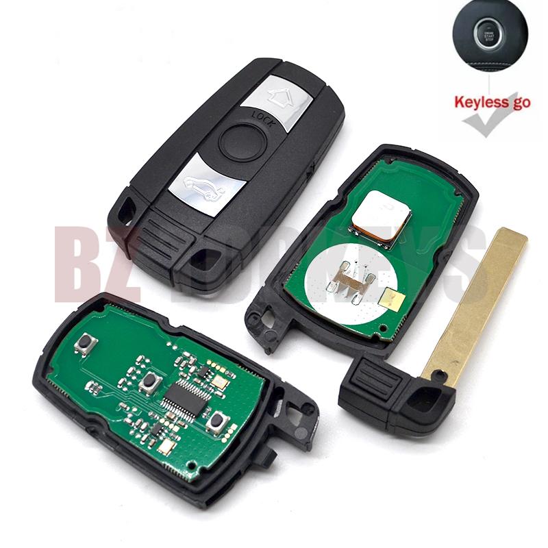 Remote Car Keyless Go CAS3 315/433/868Mhz for BMW 3 5 X6 X5 Z4 E60 E70 E90 KR55WK49127 ID46 Key