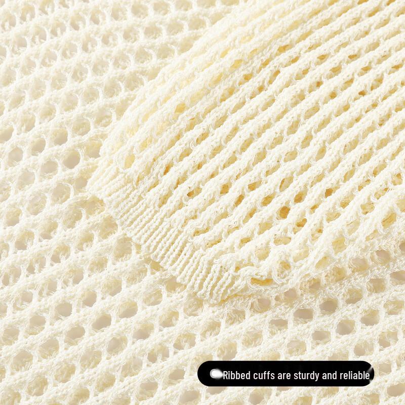 FivePlus Women's Hollow Knit Long Sleeve Summer Cardigan