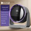 New Desktop & Wall-Mounted Fan with Digital Display - Large Airflow for Dorm, Office, and Home