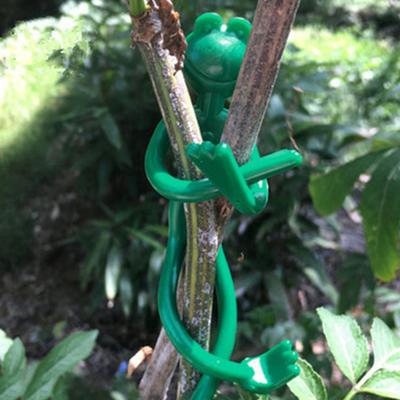 5 Stück Frosch Pflanzenständer Eidechsenförmiger Pflanzenbefestigungsclip Pflanzenstiel