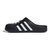 New Adilette Clog 'Black White Laces' JH9848