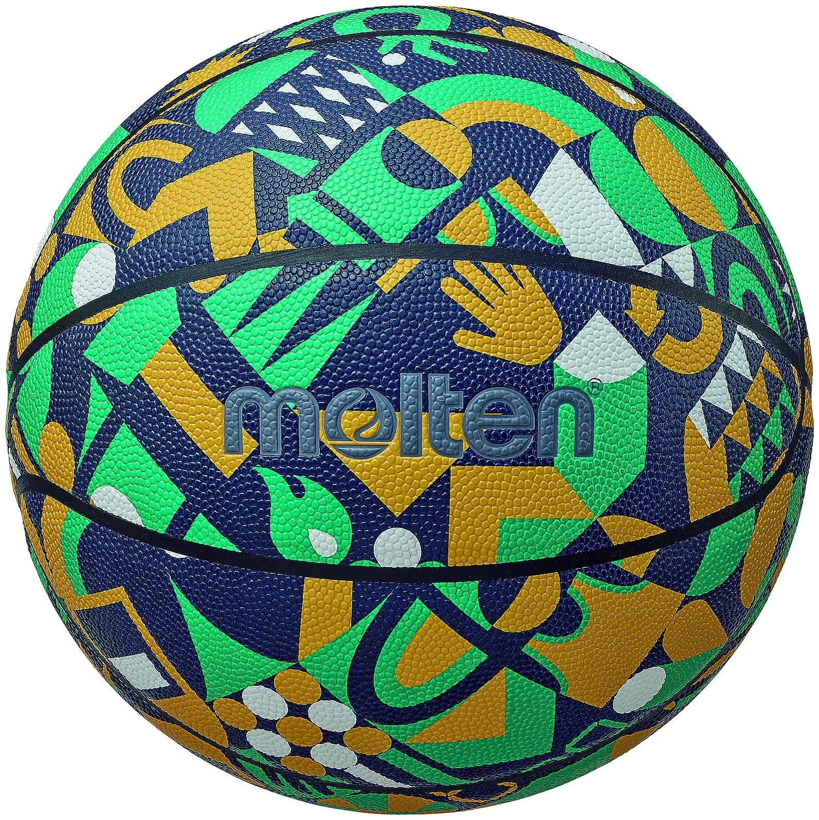 

Molten Basketball Graphic Ball, Size 7, Artificial Leather, Size 24, B7F3600-2