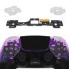 EXtremeRate Face Clicky Kit compatibile con il controller PS5, interruttore tattile in silicone rigido personalizzato, pulsante direzionale, azione, kit clic del mouse per PS5