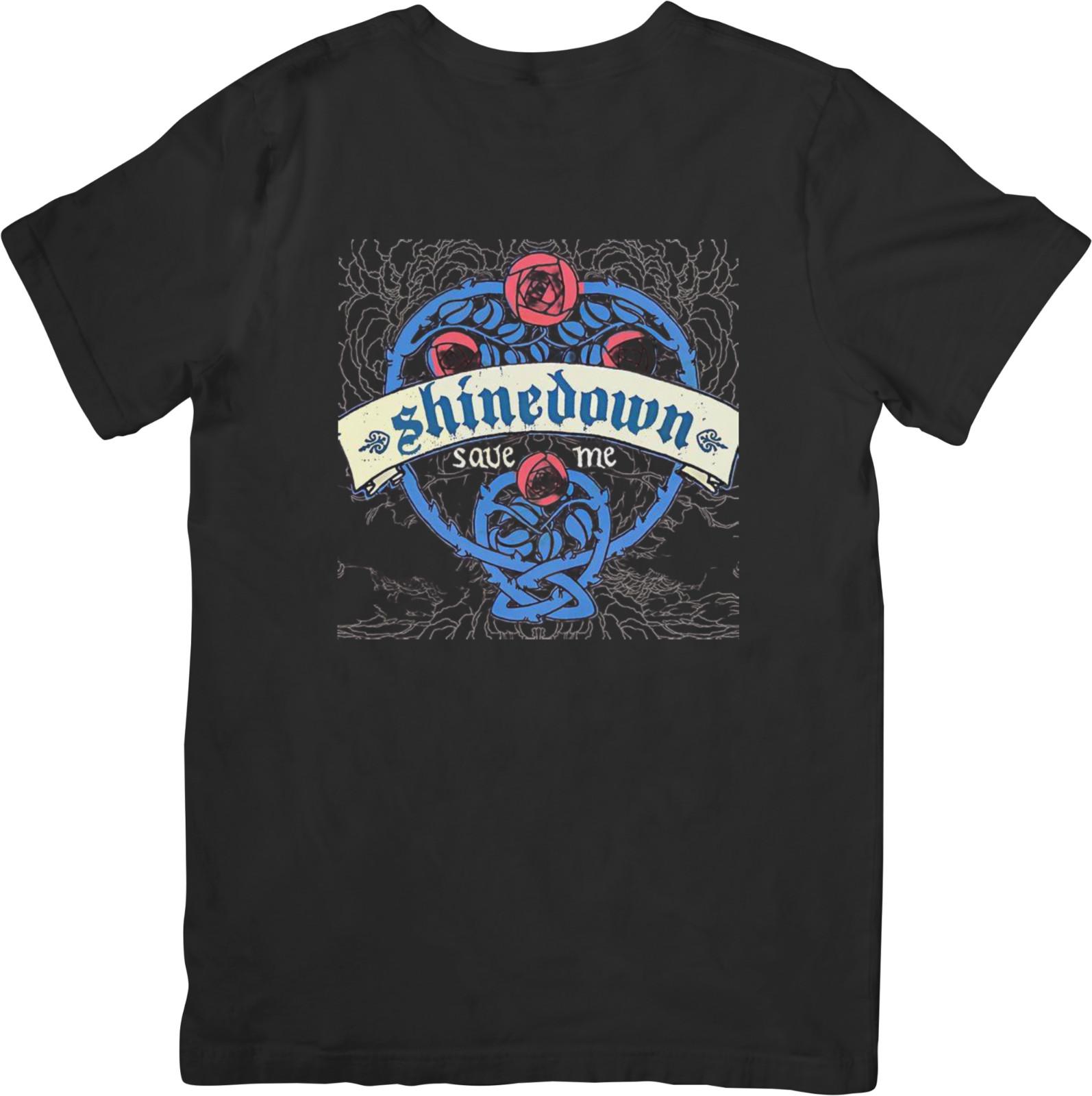 Shinedown Music Unisex Fit for Men  Women Quality Cotton T-Shirt Black M