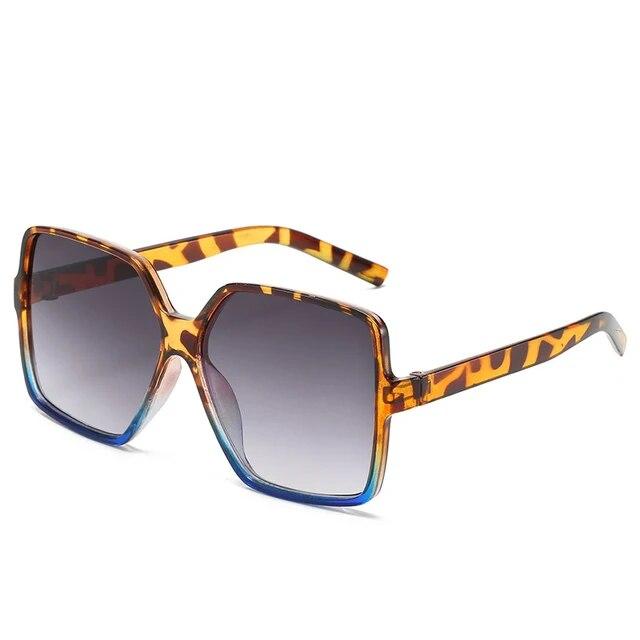 New  Sunglasses Square Glasses Personalized Cat Eyes Colorful Sunglasses Trend Sunglasses Uv400 Curtain Sun Glasses