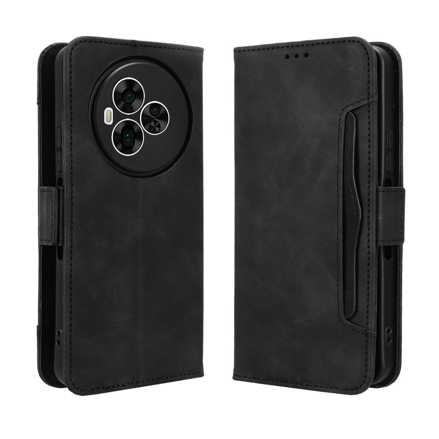 

Флип-чехол для TCL NxtPaper 60 Ultra из ПУ кожи, чехол для телефона с полной защитой корпуса [с блокировкой RFID], защитные чехлы for TCL NxtPaper 60 Ultra чёрный