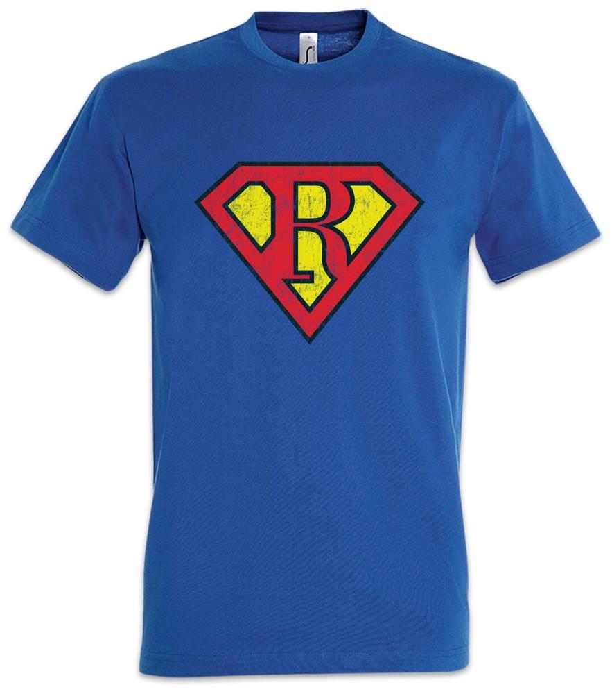 

Super R T-Shirt Letter Gift Birthday Mother s Day fathers day Fun Comic M